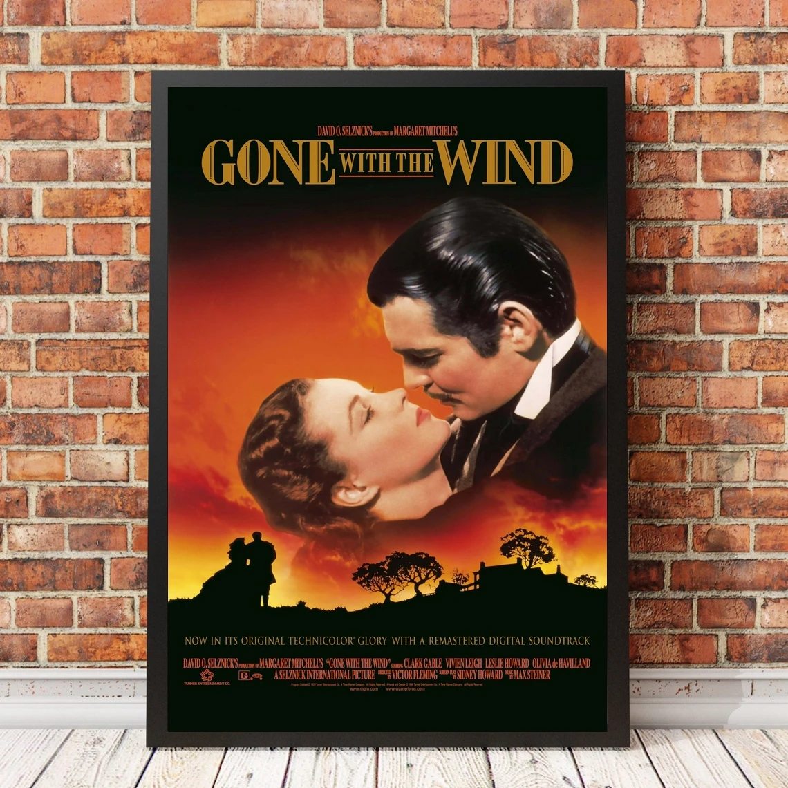 

Gone With The Wind Movie Poster Prints And Unframed Canvas Prints Home Decoration Painting (No Frame)