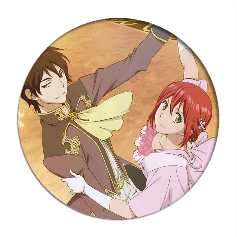 Akagami no Shirayukihime Значки для косплея Shirayuki Icon Collection Zen Wistalia Kurarinesu нагрудная булавка