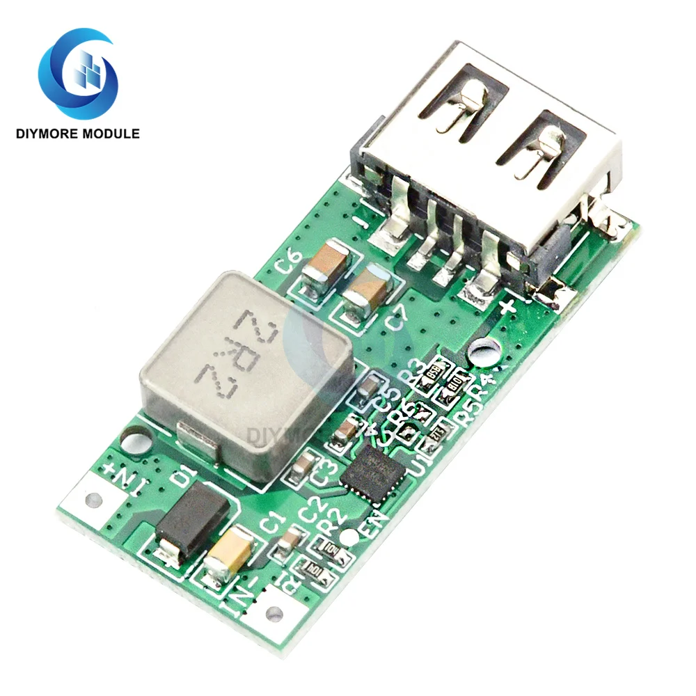 DC-DC высокотоковый синхронный понижающий модуль 7 в-21 в до 5 В А зарядный |