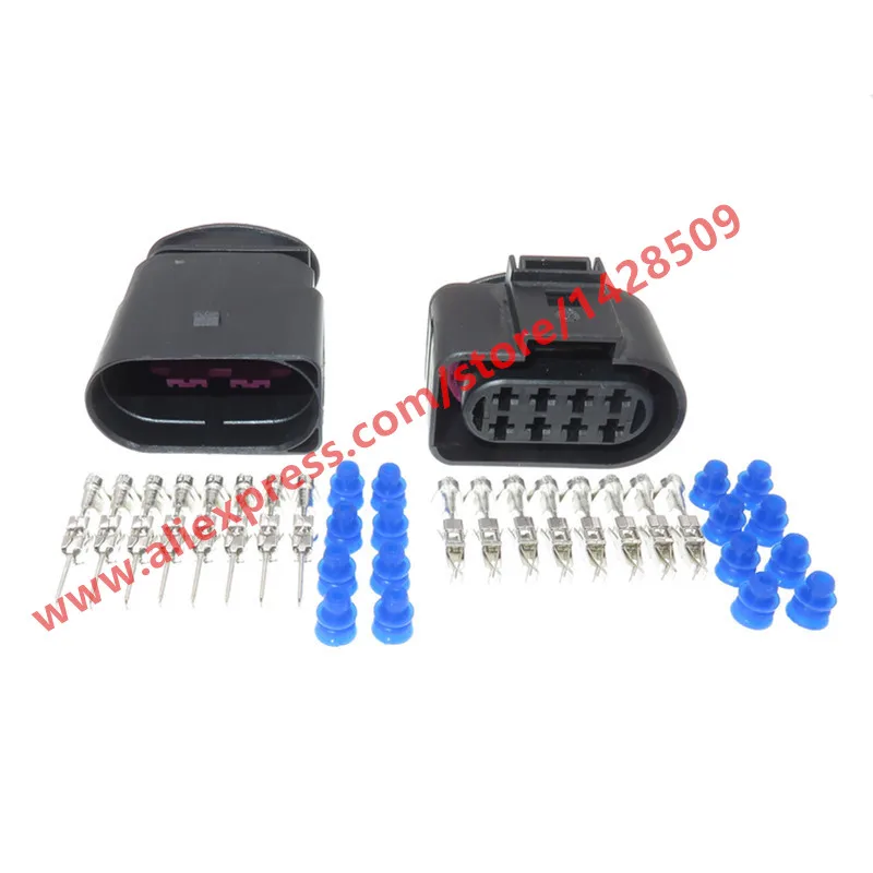 

5 Sets 8 Pin 3.5mm Auto Waterproof Connector Radar Taillight Light Plug For VW Audi 8D0973834 8D0973734 8D0 973 834 8D0 973 734