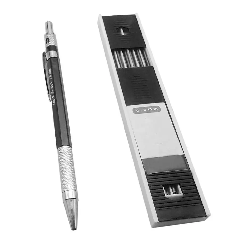 

Automatic Drafting Mechanical Drafting Pencil with 12 Leads 2mm Lead Holder
