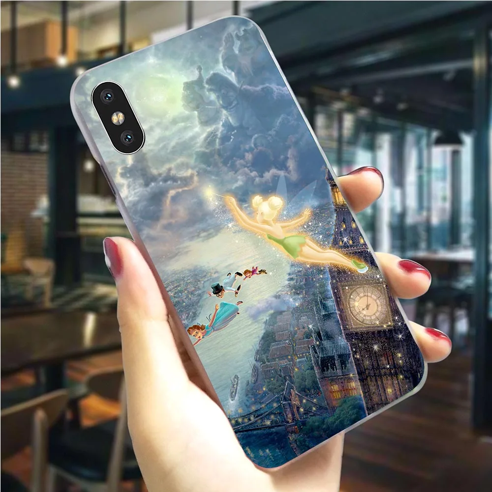 Защитный чехол для телефона Питера Пэна Венди Тинкербелл iPhone 7 5 5S SE 6 6S/6 6S Plus 8/7 8 X XS