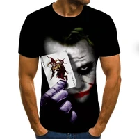 horror clown t shirt men 3d hip hop shirt horror o neck t shirt plus size streetwear summer tops