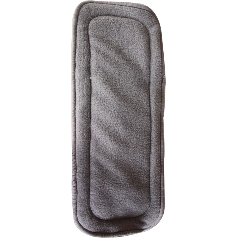4layers insert Ohbabyka 1 шт. многоразовые угольно-Бамбуковые Вставки Детские Тканевые пеленки подгузник обертывание вставка сменные вкладыши моющиеся вставки - Цвет: 4layers insert
