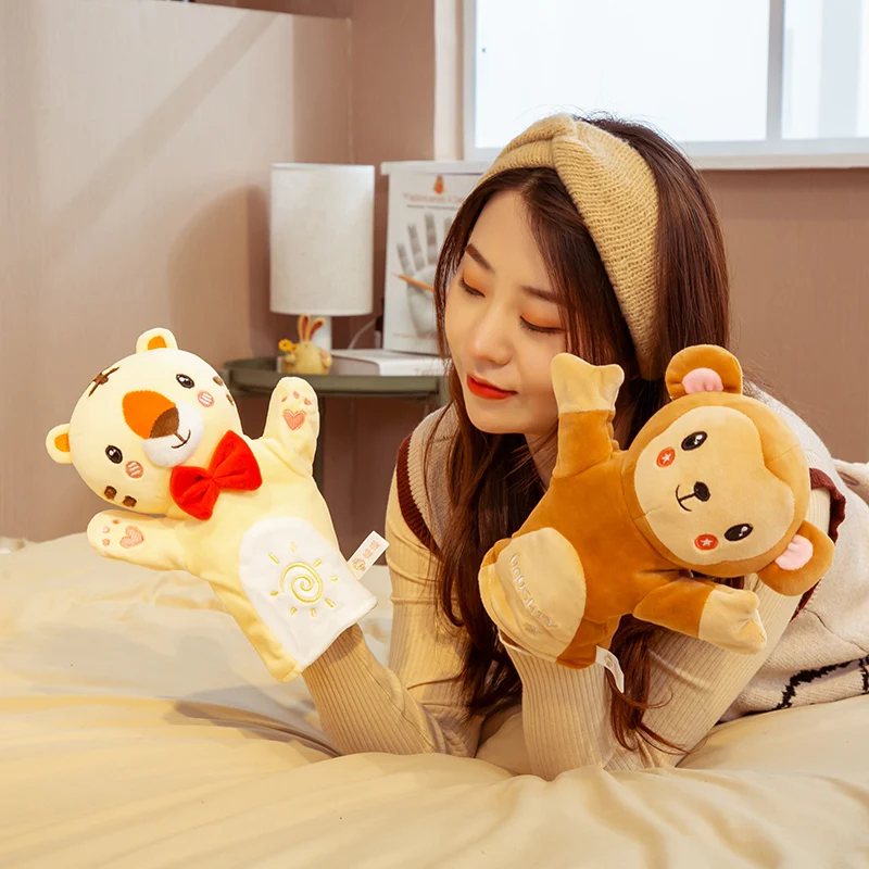 Плюшевые игрушки животные для детей детские милые мягкие кролик кошка тигр