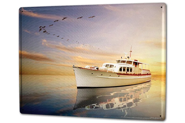 

Tin Sign Kitchen Ship Ship Water Birds