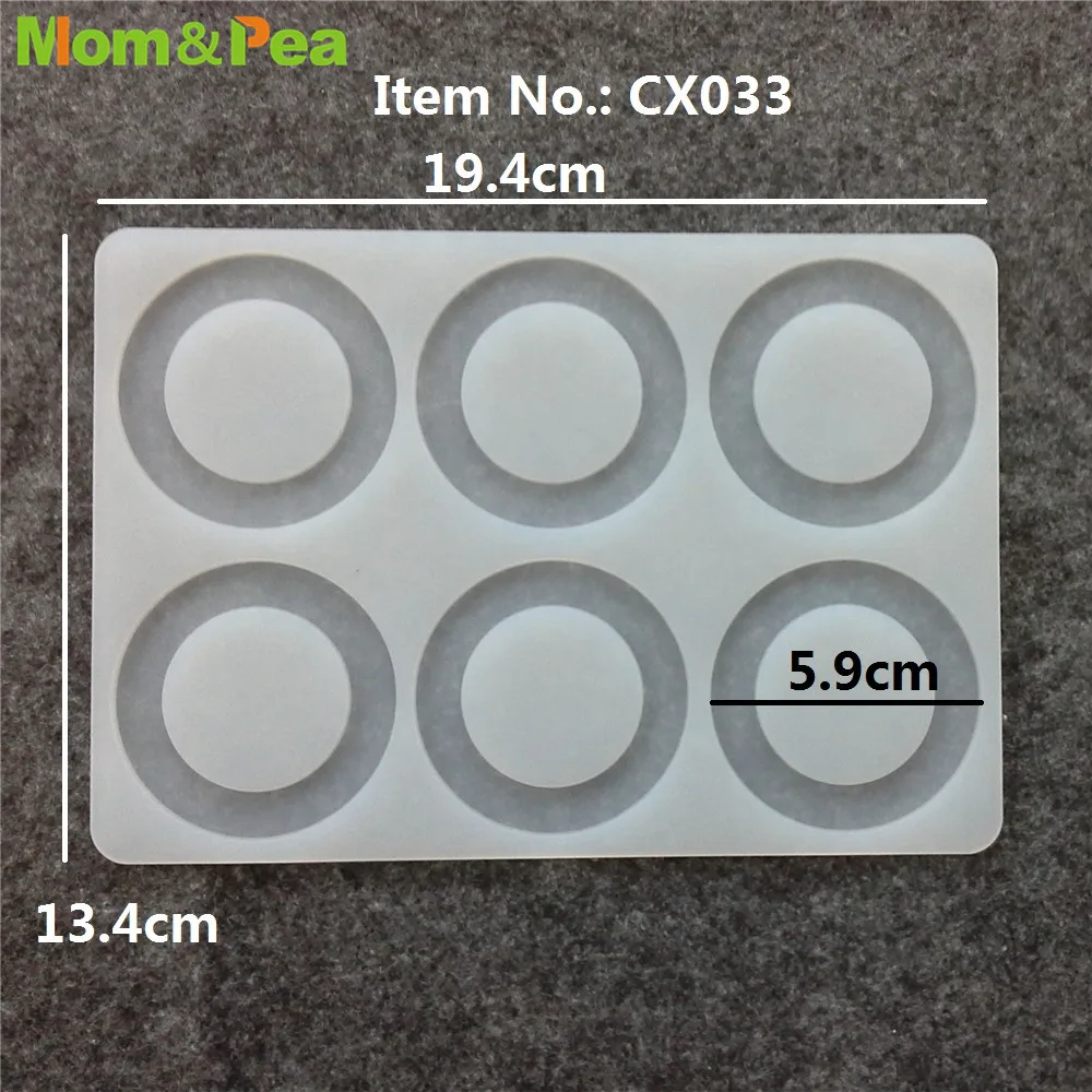 CX033 круглая силиконовая форма шоколадный орнамент помадная инструменты для