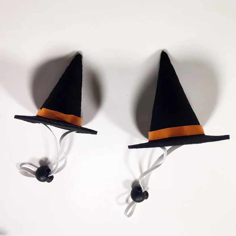 

2 Styles Pet Halloween Costumes Spider Pumpkin Hat-Dog Cat Witch Wizard Hat for Halloween Parties