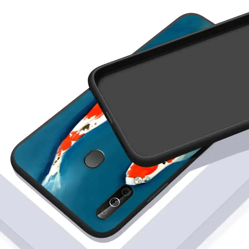 

Chinese Koi Fishes for Samsung Galaxy A90 A80 A70 A60 A50 A40 A20E A2Core A10S A10E Silicon Soft Phone Case