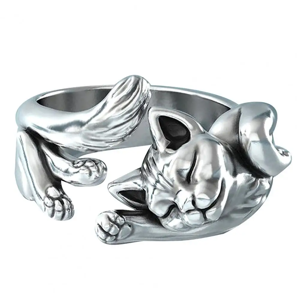 

Opening Ring Vintage Jewelry Gift Anti-fade Unisex Wrap Open Ring for Party Fashion Jewelry Rings