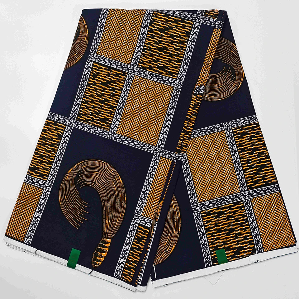 

6 Yards Mitex Wax Print/ African Fabrics Kitenge/Pagnes/Tissues Africain/ Lapa/Chitenge HS-16