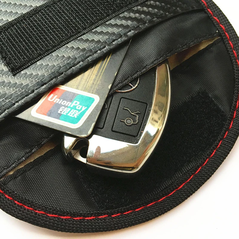Faraday ключи сумки RFID сигнала блокатор протектор карты FOB сигнала защитный чехол без ключа автомобиля для защиты конфиденциальности BAG1066