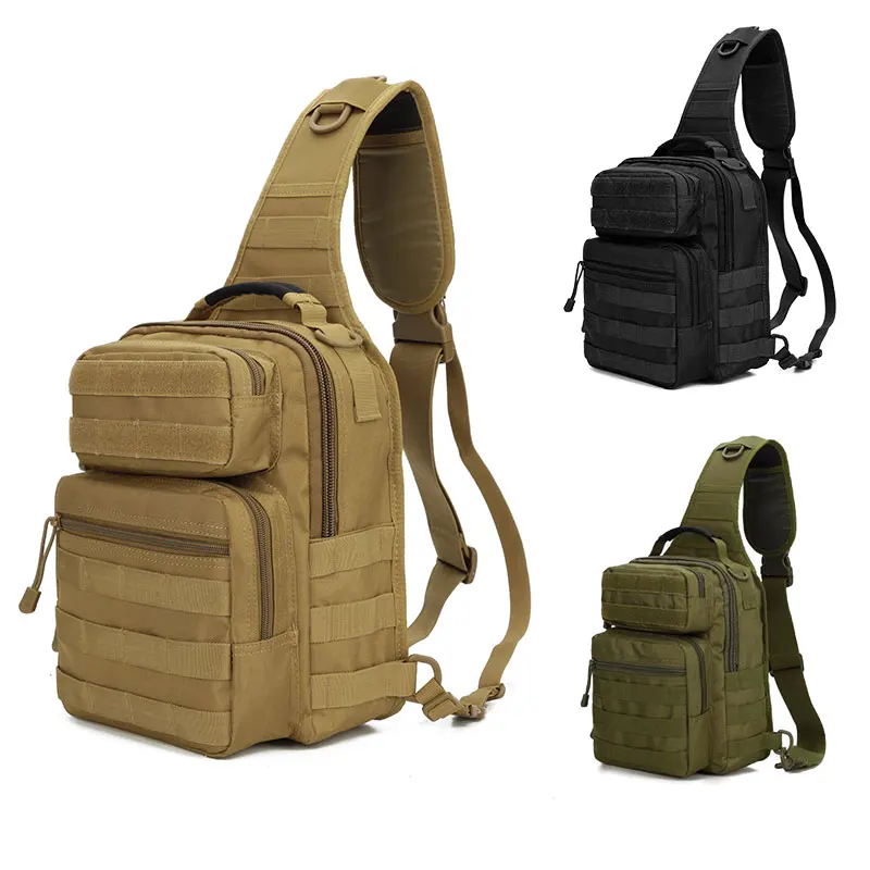 

900D Large Military EDC Tactical Diagonal Shoulder Bag Army Molle Chest Bag Outdoor Sports Camping Hiking Hunting Backpack