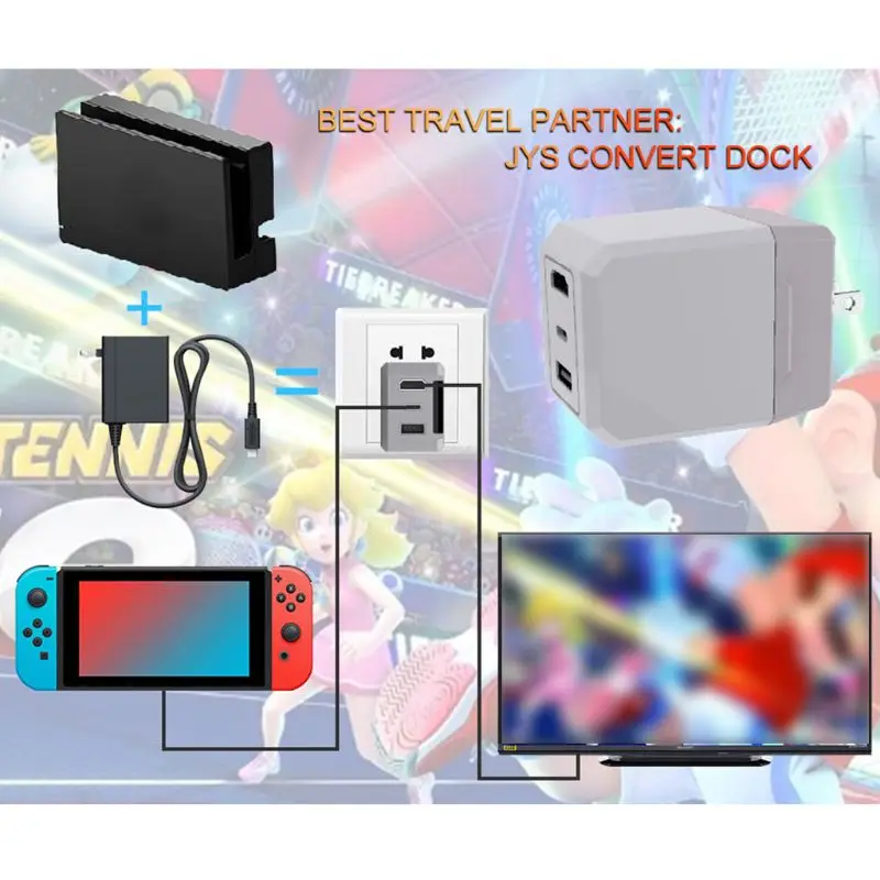 Карман для путешествий светодиодный AC Мощность быстро Зарядное устройство