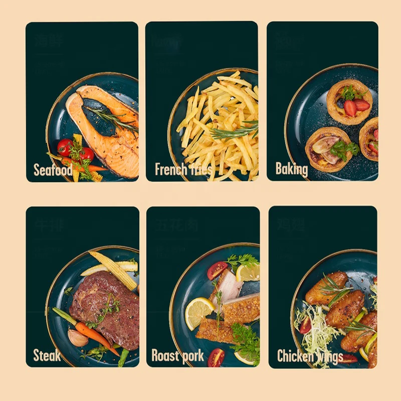 2021 multi 4 5l kitchen appliance oven without oil digital commercial air fryer free global shipping