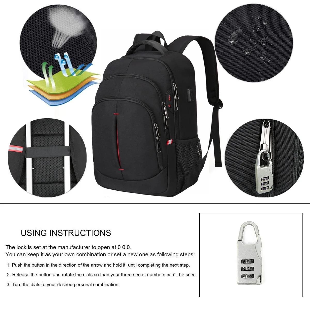 Анти кражи рюкзак для ноутбука Для мужчин женщин Bolsa Mochila 15 6 дюймов Тетрадь