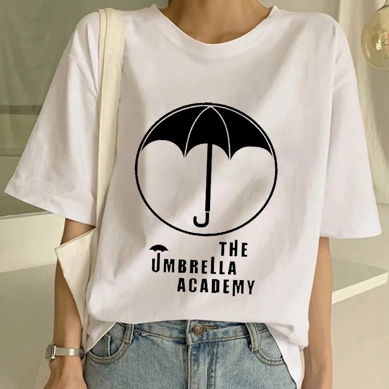 Ча ча Диего Ваня Эллисон Umbrella Academy футболки Для женщин футболка короткий рукав