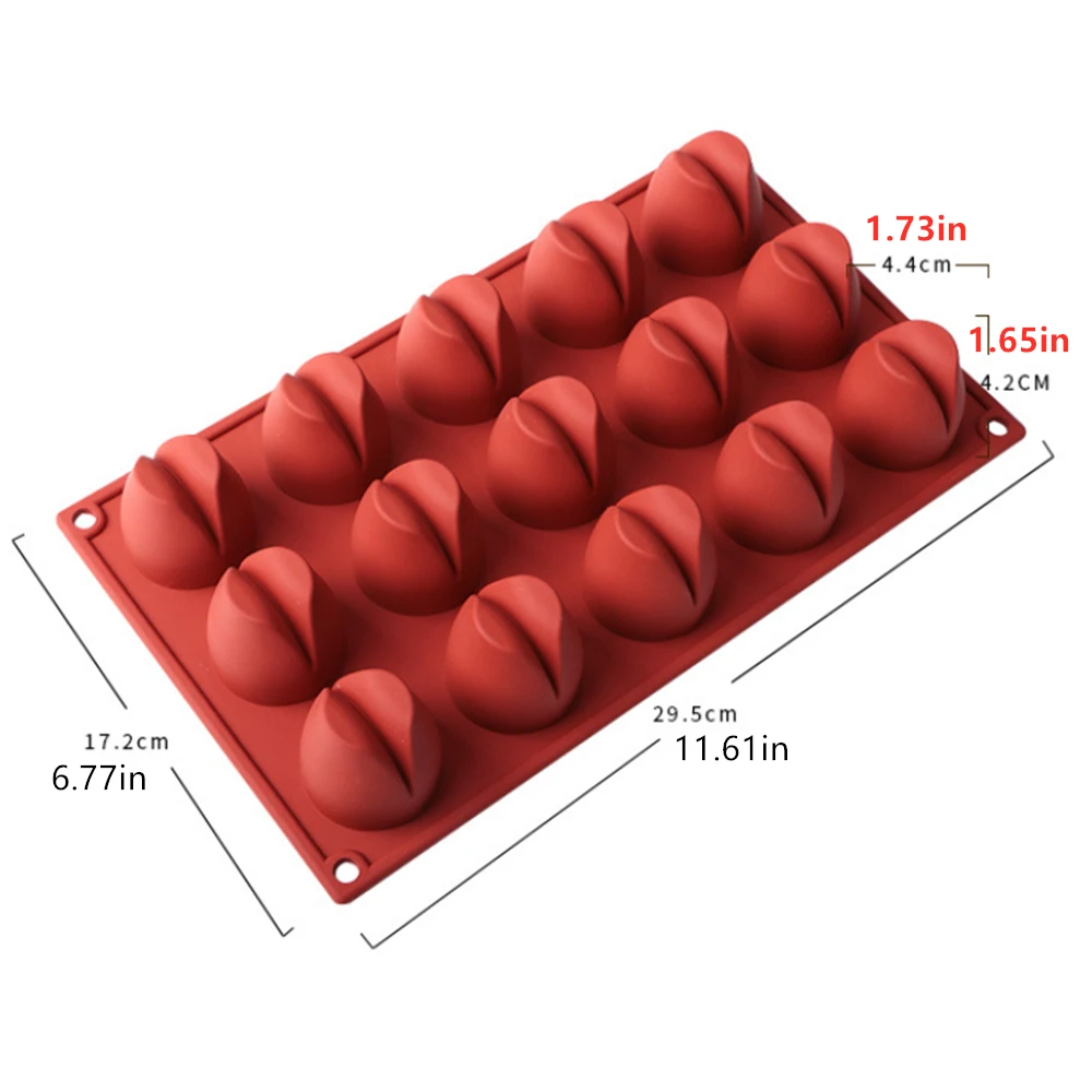 Силиконовая форма в виде тюльпана 15 дюймов для торта Муса силиконовая форме