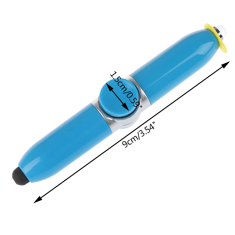 

Creative Multifunction Ballpoint Pen Touch/ Rotate/Led Light 3 In 1 Funny Toys Ball Pens Business Office Decompression Student