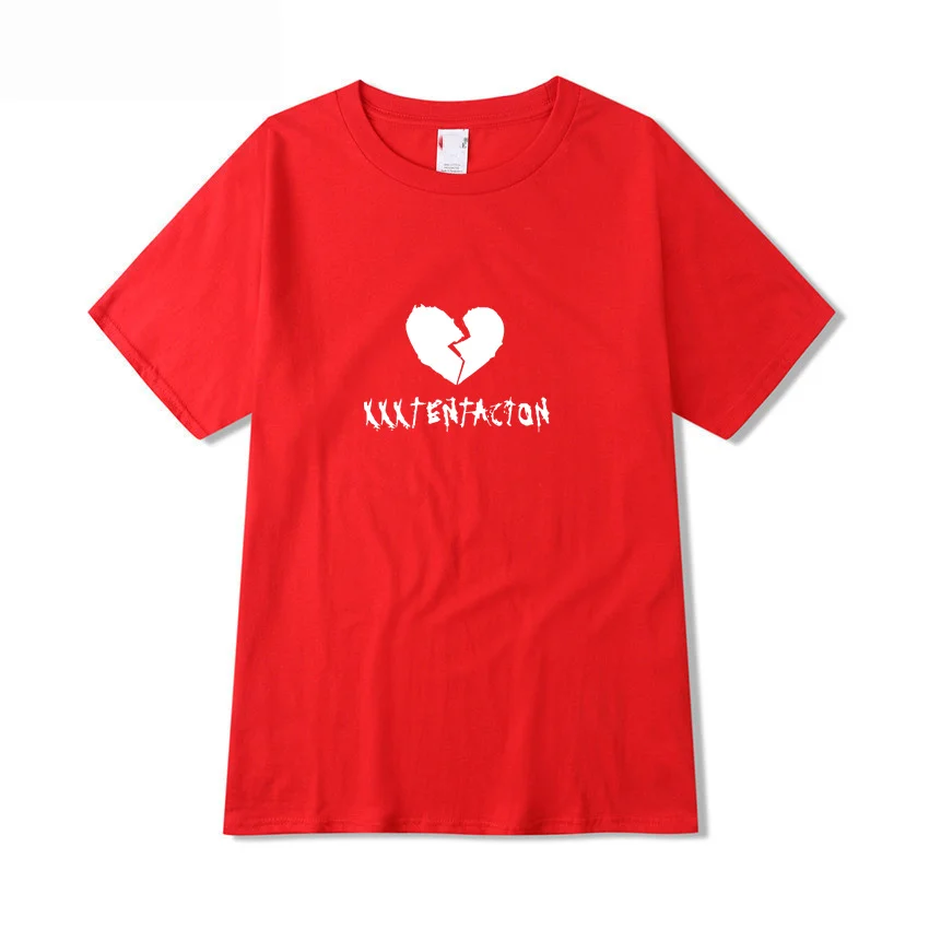 

2021 Hot Men Women T-shirt XXXTentacion Streetwear Tshirt Summer Cotton Loose Casual Crew Neck Hip Hop Unisex T-shirt Tops