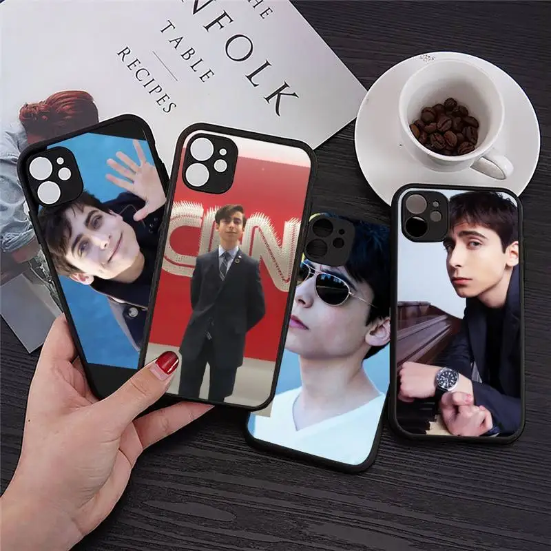 

Aidan Gallagher man handsome Phone Case Transparent Matte for iPhone 7 8 11 12 s mini pro X XS XR MAX Plus cover funda