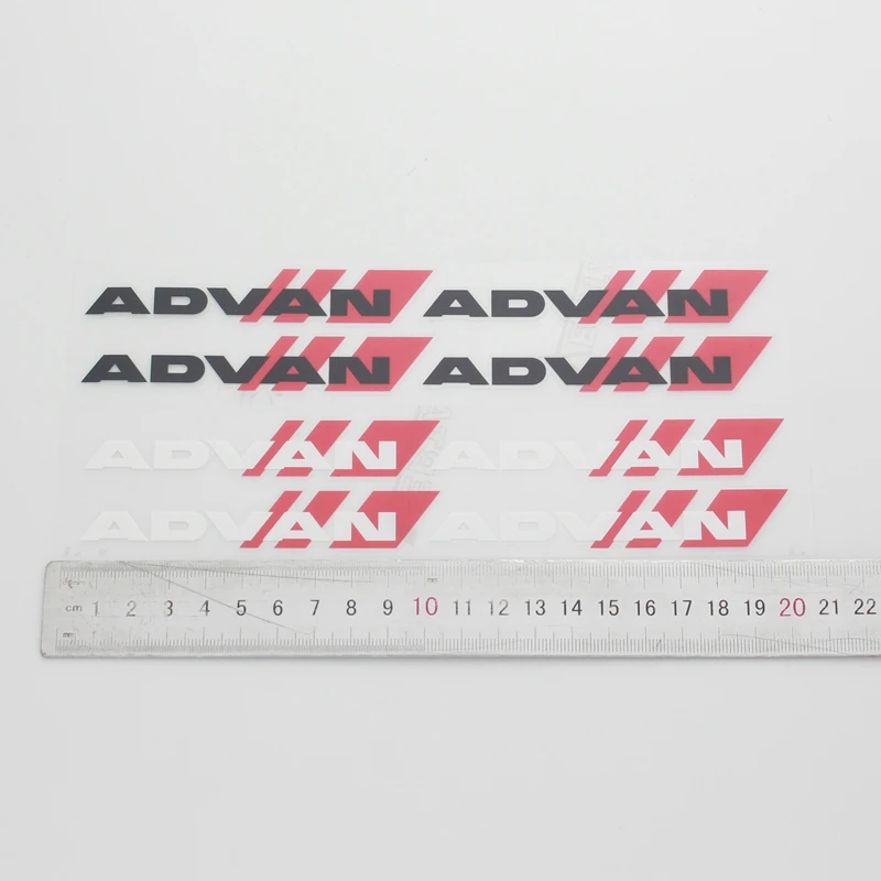 4 шт./компл. автомобильный Стайлинг JDM обод стикер ADVAN гоночные колеса ПВХ