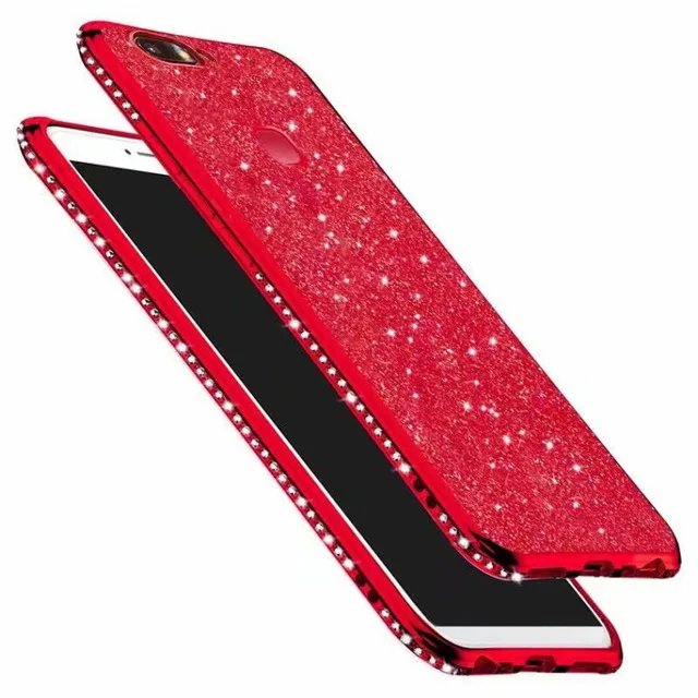 

Fashion Diamond Set Border Phone Drop-Resistant Cell Phone Case iPhone 11 Pro Max Case iPhone XR Case iPhone 8 Plus Case