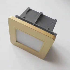 Огнестойкий светодиодный светильник для лестницы, встраивасветодиодный светильник для лестницы, подвала, крыльца, лестницы, коридора, угловая настенная лампа Вт, 85-1,5 в, 86 # коробка