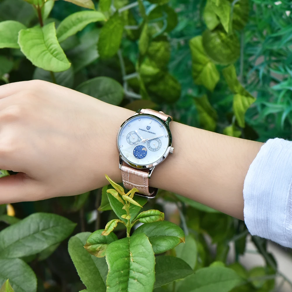 PAGANI DESIGN брендовые модные женские кварцевые часы Reloj Mujer Для женщин Водонепроницаемый корпус и циферблат часы к вечернему платью Relogio Feminino