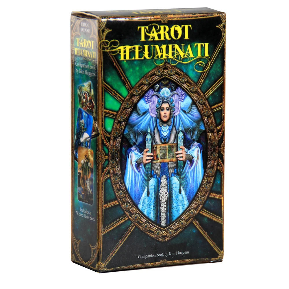 Набор для гадания Таро иллюминатов, карты, Оракл палубная карта и электронное руководство, игрушка для гадания Таро