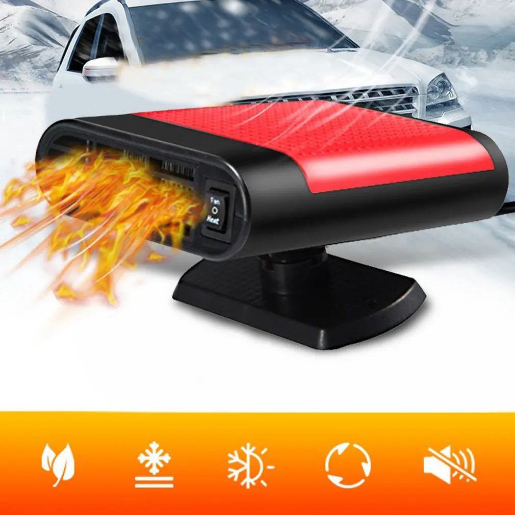 

2021 Snow Demister Type 6427 Heater 12V Car Heaters Purifying Heaters Demisters 360-degree Rotation Car Heaters Defog Purify Air