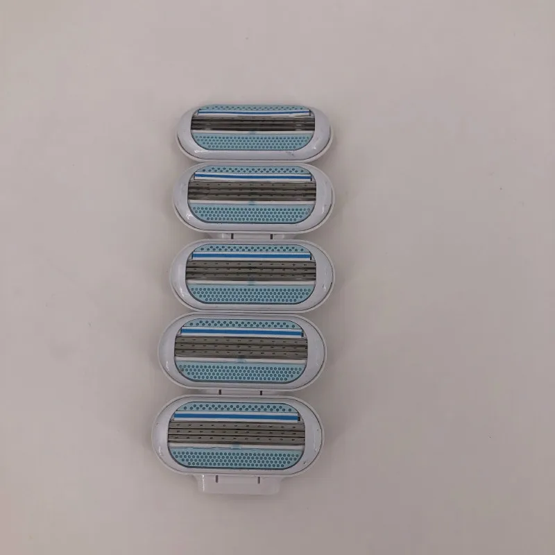 4 шт. или 8 шт./лот 3 Слои лезвия бритвы Razor Blades, Сменная головка для Для женщин Красота женский Безопасная бритва лезвия для бритья