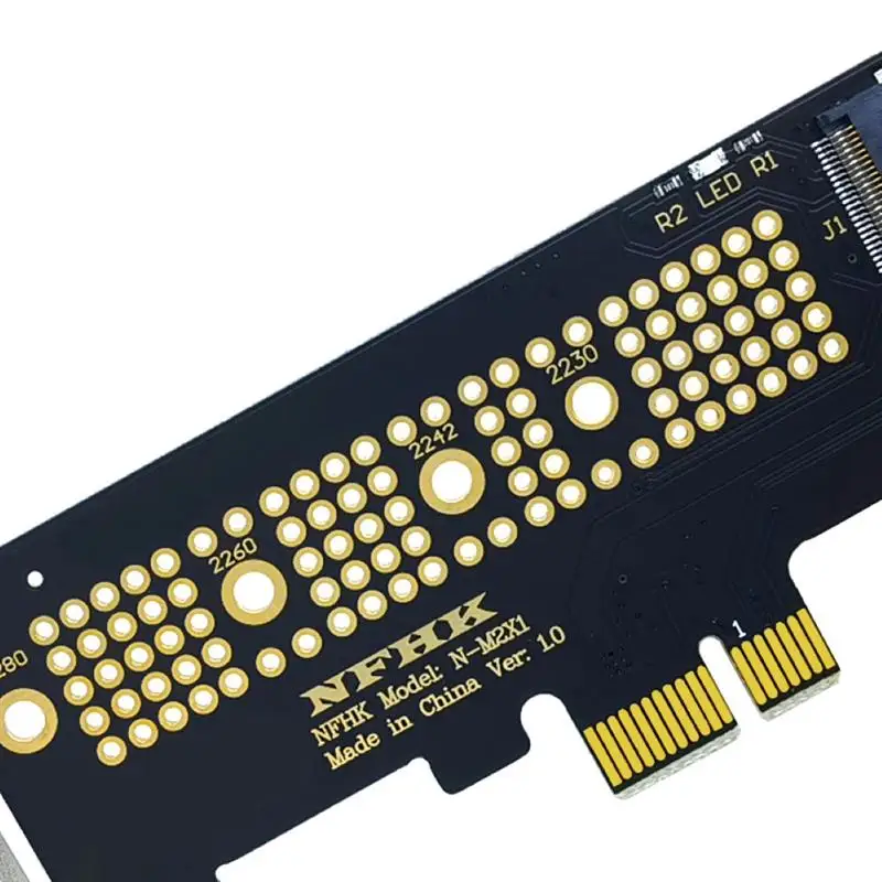 m 2 nvme ssd к pci e 30 x1 x4 адаптер карты m key интер