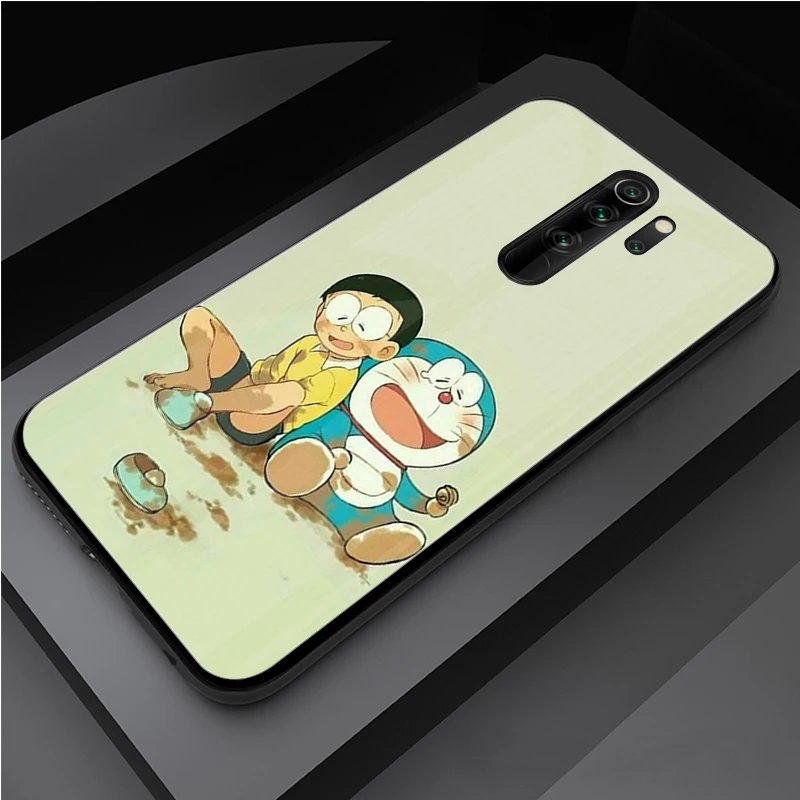 Чехол Doraemon чехол из закаленного стекла для телефона Redmi Note 5 6 7 8 9 Pro Note8T Note9S Redmi8 |