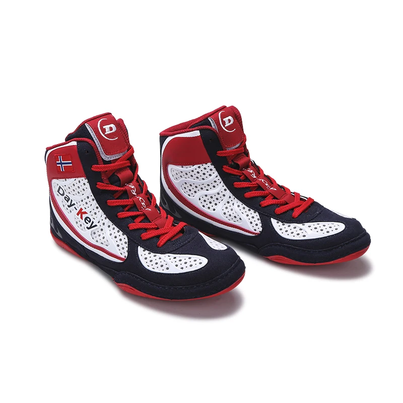 Мужские легкие боксерские кроссовки дышащие Нескользящие профессиональная