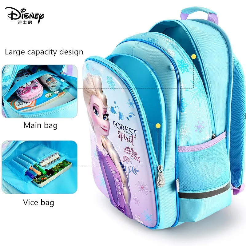 Детский Школьный рюкзак Disney Frozen Elsa olaf мультяшный для девочек милые детские ранцы