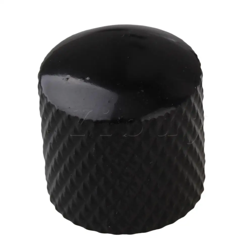 Yibuy 4PCS Metal Potentiometer Knob for Electric Guitar Black Instrument Parts | Спорт и развлечения