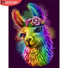 HUACAN 5D полная дрель Алмазная вышивка крестиком Альпака алмазная живопись полный квадрат Новое поступление мозаика рукоделие настенное искусство