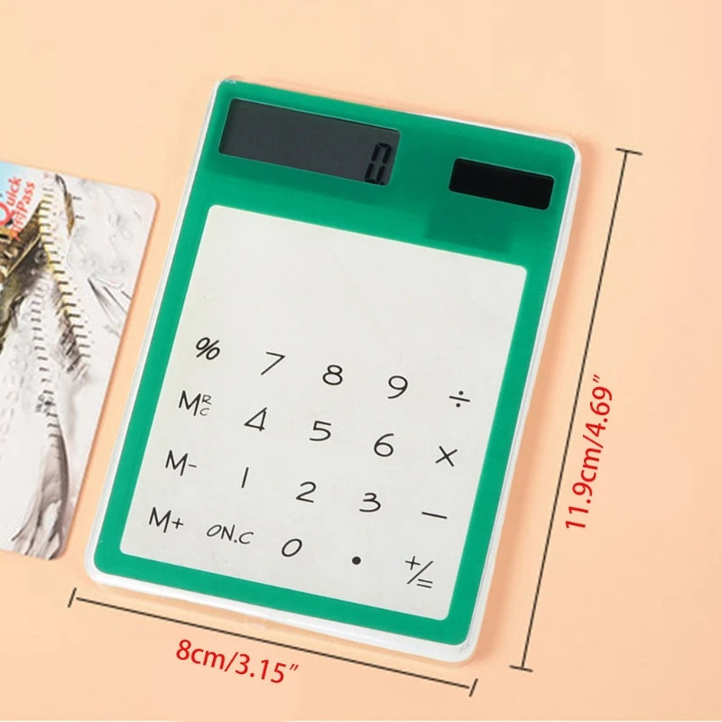 Ультратонкий мини-калькулятор на солнечной батарее с ЖК-дисплеем | Компьютеры и