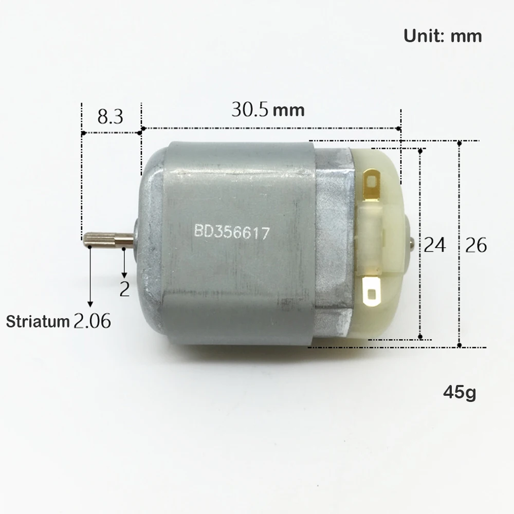 Mabuchi 280 DC Ручной Электрический миксер для теста 3V-12V 6V 7 2 V 9V 12040 об/мин угольные