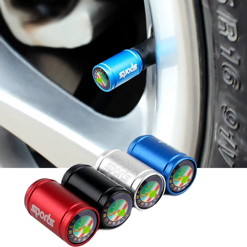 Колпачки для клапанов автомобильных колес пылезащитная крышка Alfa Romeo Brera Giulia Mito