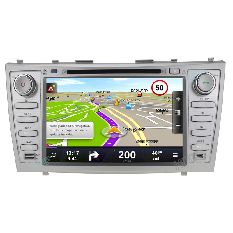 IPS Octa Core 4GB RAM Android 10 автомобильный DVD GPS навигатор мультимедийный плеер стерео для