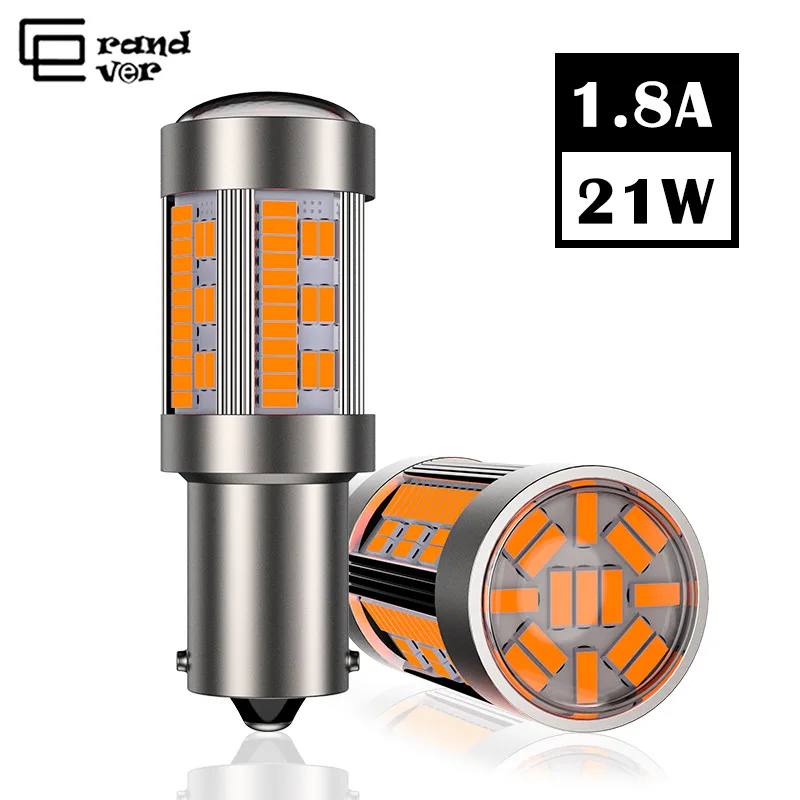1 шт. T20 светодиодный 7440 W21W 4014 105SMD Canbus 1156 P21W BA15S BAU15S PY21W светильник для обратный