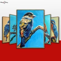 aesthetic oil painting animal bird poster on canvas wall art posters and prints living room decoration accessories home decor