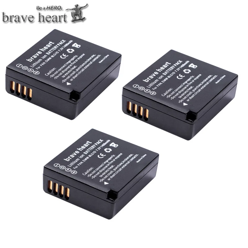 3battery DMW-BLG10 dmw blg10 батарея для камеры+ ЖК USB двойное зарядное устройство для Panasonic Lumix DMC-GF6 GX7GX80GX85 GX7 Mark II, DMC-LX100 D-Lux - Цвет: 3battery