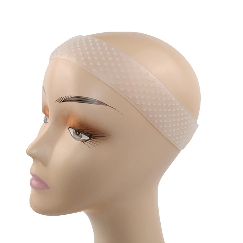 1 предмет качества Прозрачная силиконовая повязка на голову для ношения парик