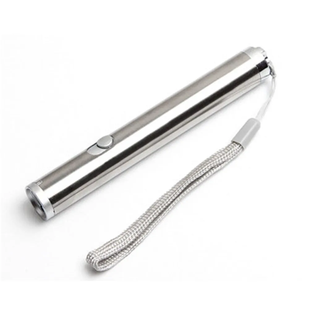 2 в 1 500 лм Мини светодиодный лазерный указатель УФ ручка-фонарик фонарик