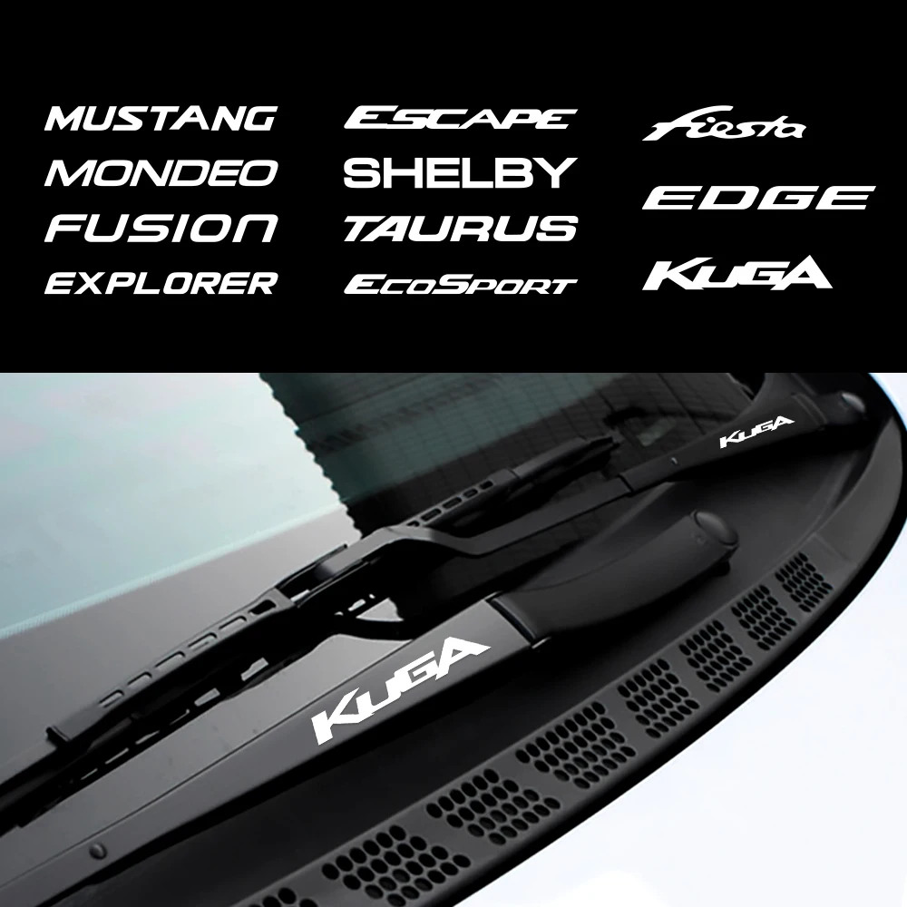 Автомобильная наклейка на дверную ручку зеркальная отделка для Ford Fiesta Mondeo ST Fusion