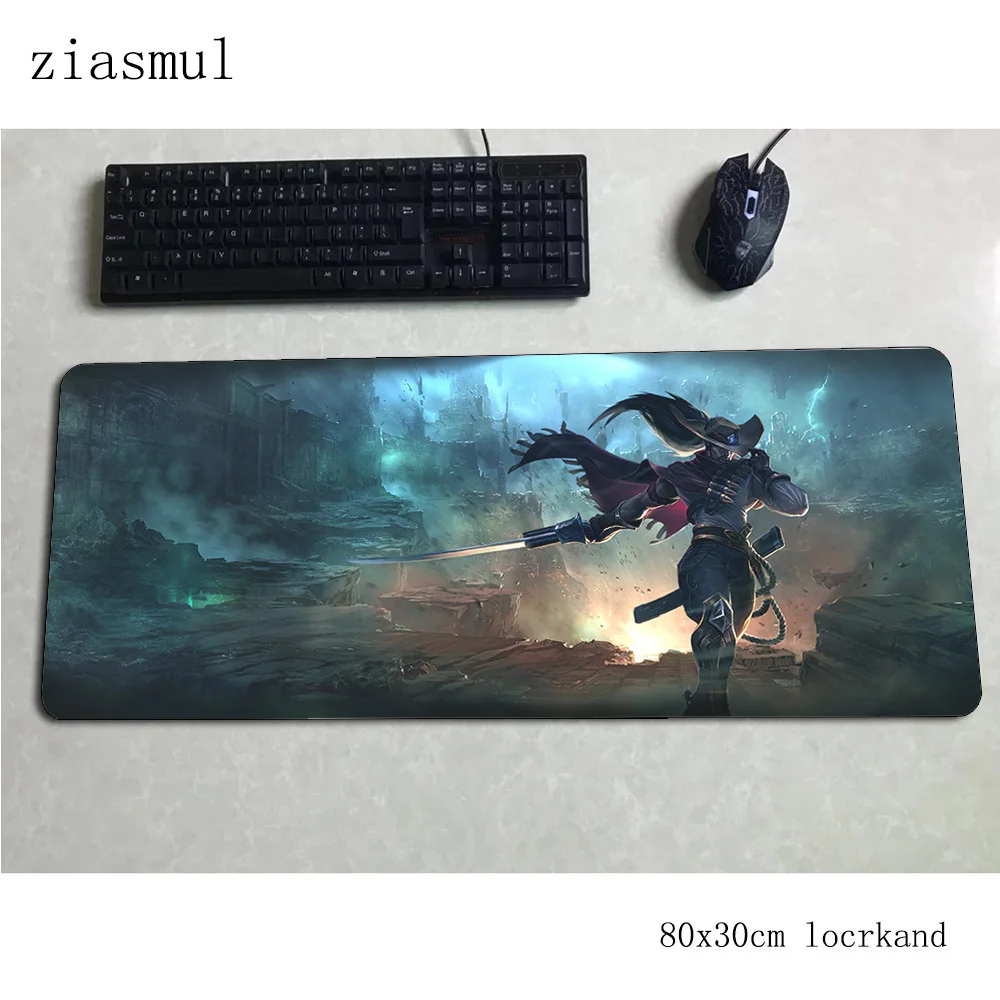 Yasuo padmouse 80x30 см игровой коврик для мыши модный большой компьютерный стол классный