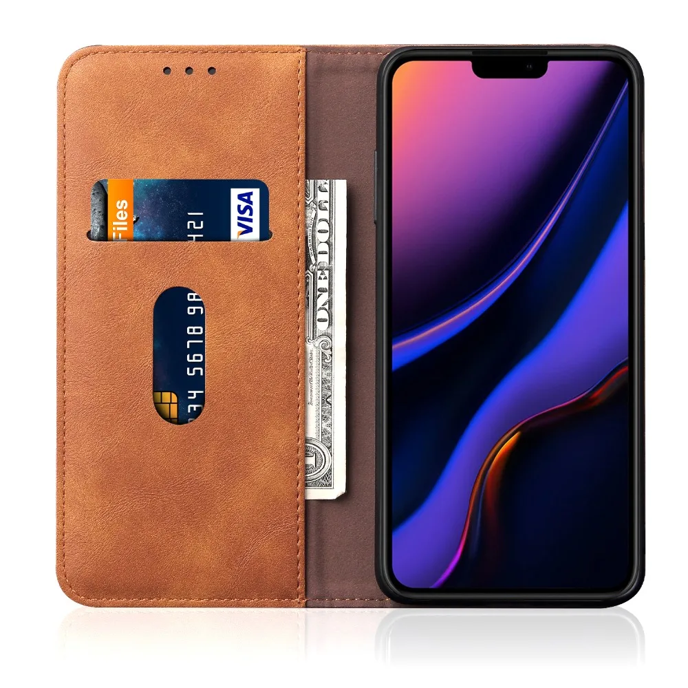 Чехол для iphone 5/5 с/se/6/6s/7/8/plus Тонкий Магнит флип-чехол для iphone 11 Pro Max X XS XR противоударный чехол с держателем карты